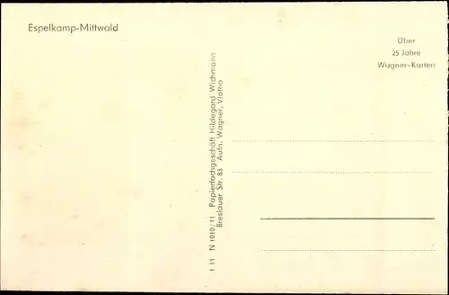 Ak Mittwald Espelkamp in Ostwestfalen Lippe, Firma Walter Liebold KG, Südtor