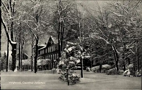 Ak Clausthal Zellerfeld im Oberharz, Voigtslust, Ortspartie