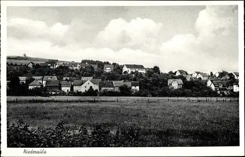 Ak Niederaula Hessen, Blick auf den Ort