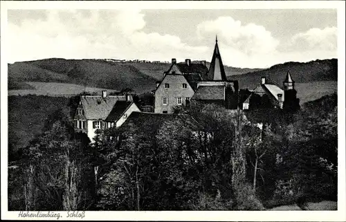 Ak Hohenlimburg Hagen Ruhrgebiet, Blick auf das Schloss