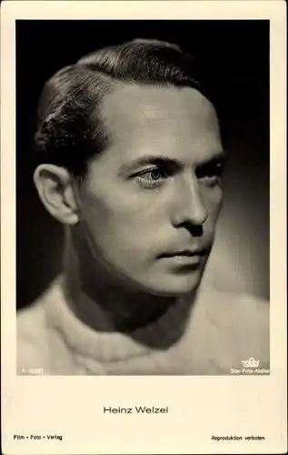 Ak Schauspieler Heinz Welzel, Portrait