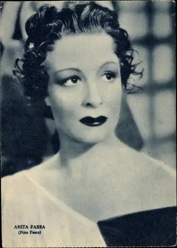 Ak Schauspielerin Anita Farra, Portrait