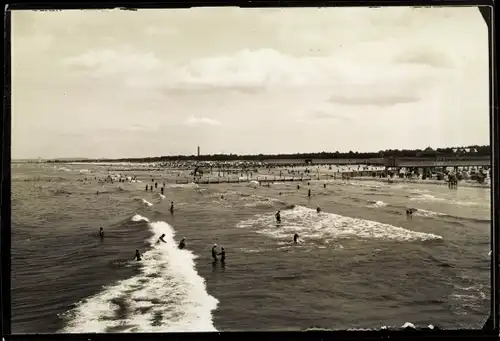 Foto Świnoujście Swinemünde Pommern, Blick zum Strand