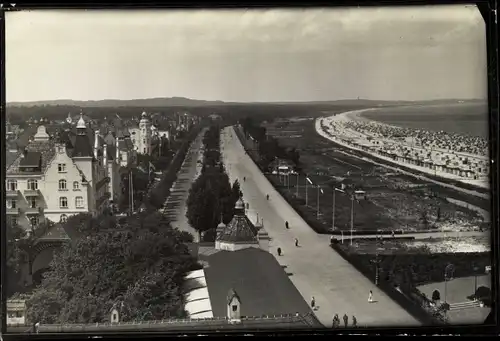 Foto Świnoujście Swinemünde Pommern, Strandpromenade, Strandpartie