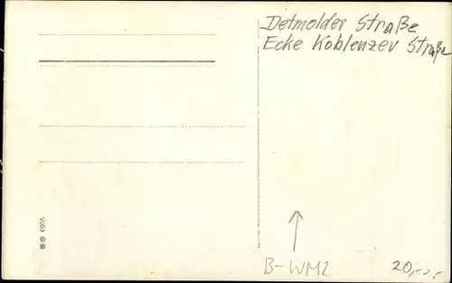 Foto Ak Berlin Wilmersdorf, Detmolder Straße 932 Ecke Koblenzer Straße