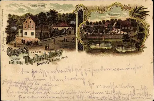 Litho Neuburgk Freital in Sachsen, Thalschänke