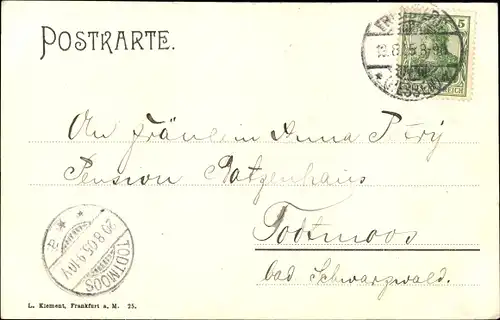 Ak Friedberg in Hessen, Kaiserstraße, Kriegerdenkmal