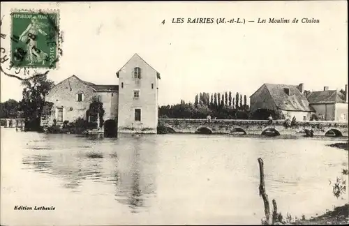 Ak Les Rairies Maine-et-Loire, Les Moulins de Chalou