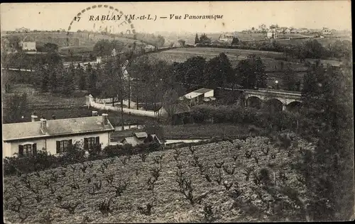 Ak Rablay Maine-et-Loire, Vue Panoramique