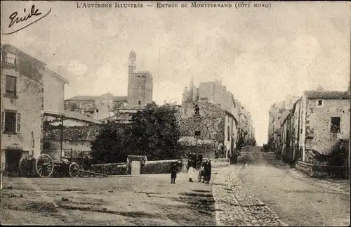 Ak Clermont Ferrand Puy de Dôme, Entree de Montferrand
