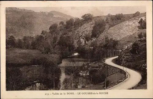 Ak Le Gourre de la Roche Puy de Dôme, Vallee de la Dore