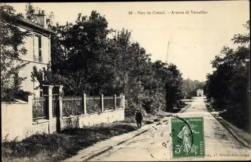 Ak Créteil Val de Marne, Parc, Avenue de Versailles