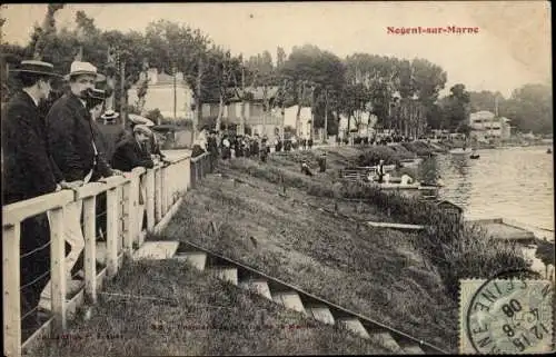 Ak Nogent sur Marne Val de Marne, La Marne