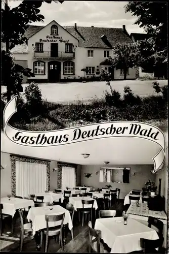 Ak Pfaffenheck Nörtershausen Rheinland Pfalz, Gasthaus Deutscher Wald