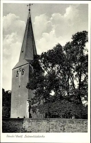 Ak Bünde in Westfalen, Laurentiuskirche