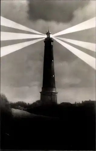 Ak Insel Borkum Ostfriesland, Leuchtturm