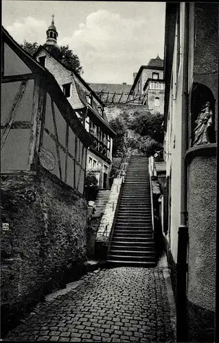 Ak Beilstein an der Mosel, Klostertreppe