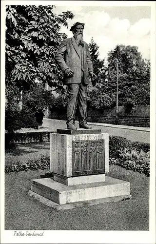 Ak Bad Sobernheim an der Nahe, Felke-Denkmal