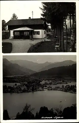 Foto Ak Rottach Egern in Oberbayern, Ort, Umgebung, Haus