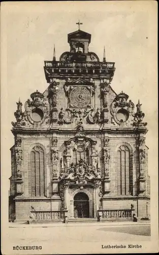 Ak Bückeburg im Kreis Schaumburg, Lutherische Kirche