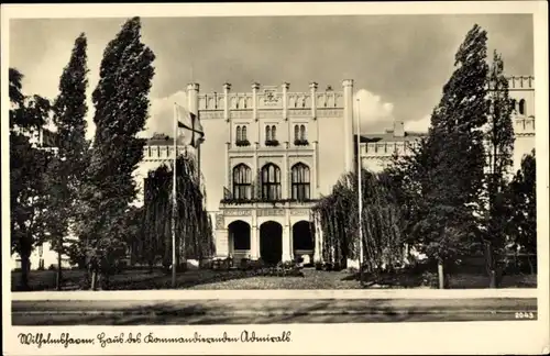 Ak Wilhelmshaven, Haus des kommandierenden Admirals