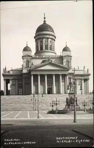 Foto Ak Helsinki Helsingfors Finnland, Nikolai Kyrkan