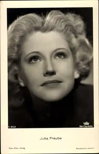 Ak Schauspielerin Jutta Freybe, Portrait