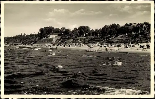 Ak Rewal Rewahl Pommern, Blick zum Strand