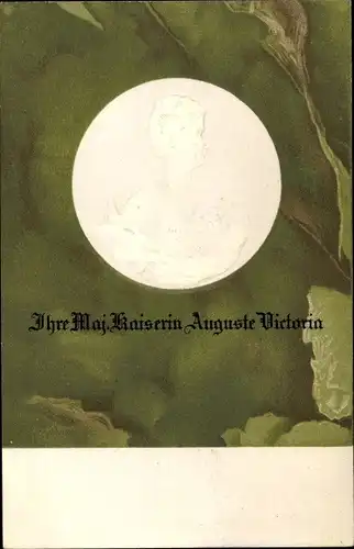 Präge Litho Kaiserin Auguste Viktoria, Portrait