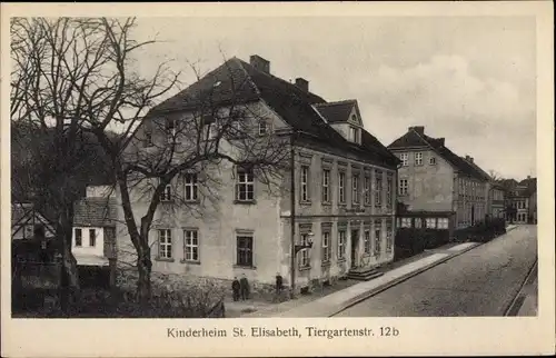 Ak Neustrelitz in Mecklenburg, Kinderheim St. Elisabeth, Tiergartenstraße 12b