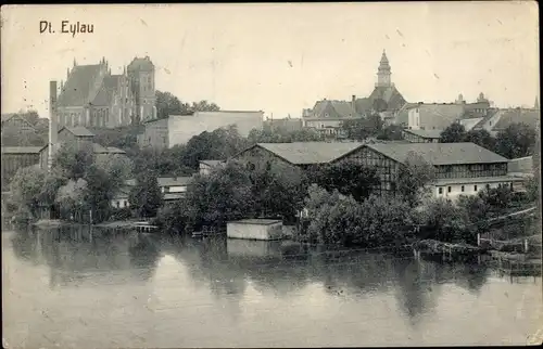 Ak Iława Deutsch Eylau Westpreußen, Blick auf den Ort
