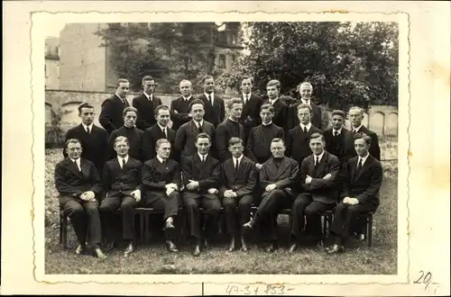 Studentika Ak Freising in Oberbayern, Absolvia Minor 1927, Gruppenaufnahme