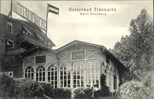 Ak Ostseebad Zinnowitz auf Usedom, Hotel Glienberg