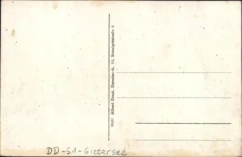 Ak Dresden Gittersee Obergittersee, Daheimstraße, Wohnhäuser