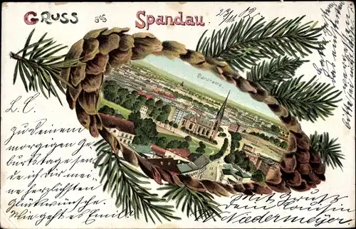 Tannenzapfen Litho Berlin Spandau, Panorama