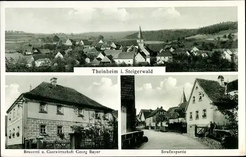Ak Theinheim Rauhenebrach im Steigerwald Unterfranken, Brauerei u. Gasthof Georg Bayer