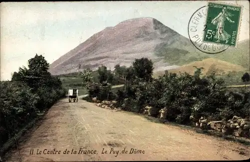 Ak Puy de Dôme, Le Centre de la France, Berg Puy de Dôme