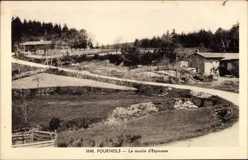 Ak Fournols Puy de Dôme, Le moulin d'Espinasse