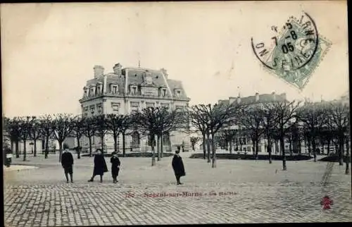 Ak Nogent sur Marne Val de Marne, La Mairie