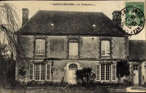 Ak Sainte Céronne Orne, Le Presbytere