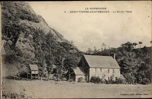Ak Saint Pierre d'Entremont Orne, Le Moulin Pelrat