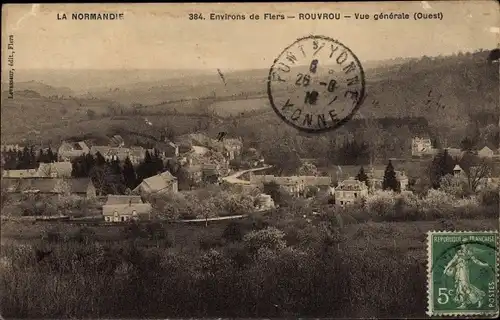Ak Rouvrou Orne, Vue generale