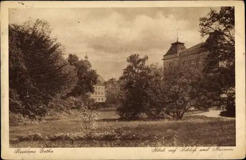 Ak Gotha in Thüringen, Schloss, Museum