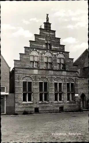 Ak Vollenhove Overijssel, Kerkplein