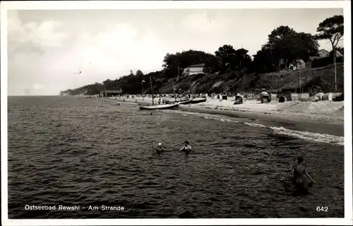 Ak Rewal Rewahl Pommern, Strandpartie