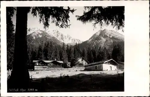 Ak Tillfuß Seefeld in Tirol, Tillfuß Alpe, Berge