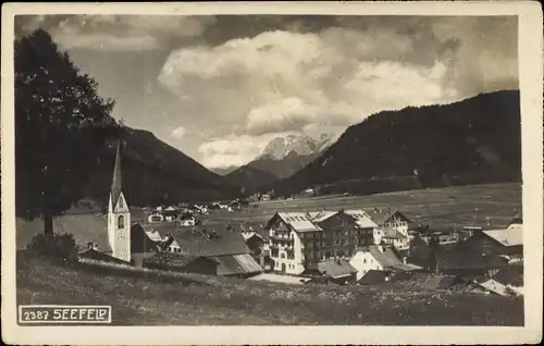 Ak Seefeld in Tirol, Blick auf den Ort