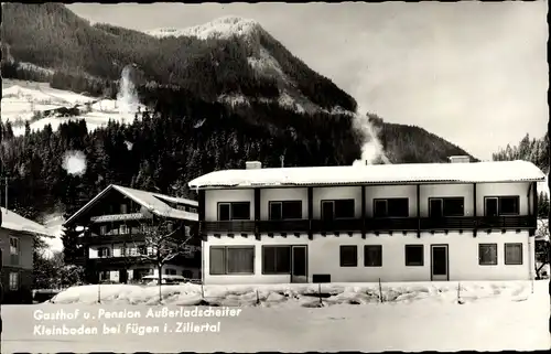 Ak Kleinboden Fügen im Zillertal Tirol, Gasthof und Pension Außerladscheiter