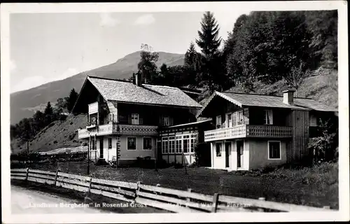 Ak Neukirchen am Großvenediger in Salzburg, Landhaus Bergheim im Rosental, Pinzgau