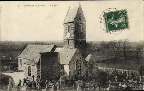 Ak La Graverie Calvados, L'Eglise